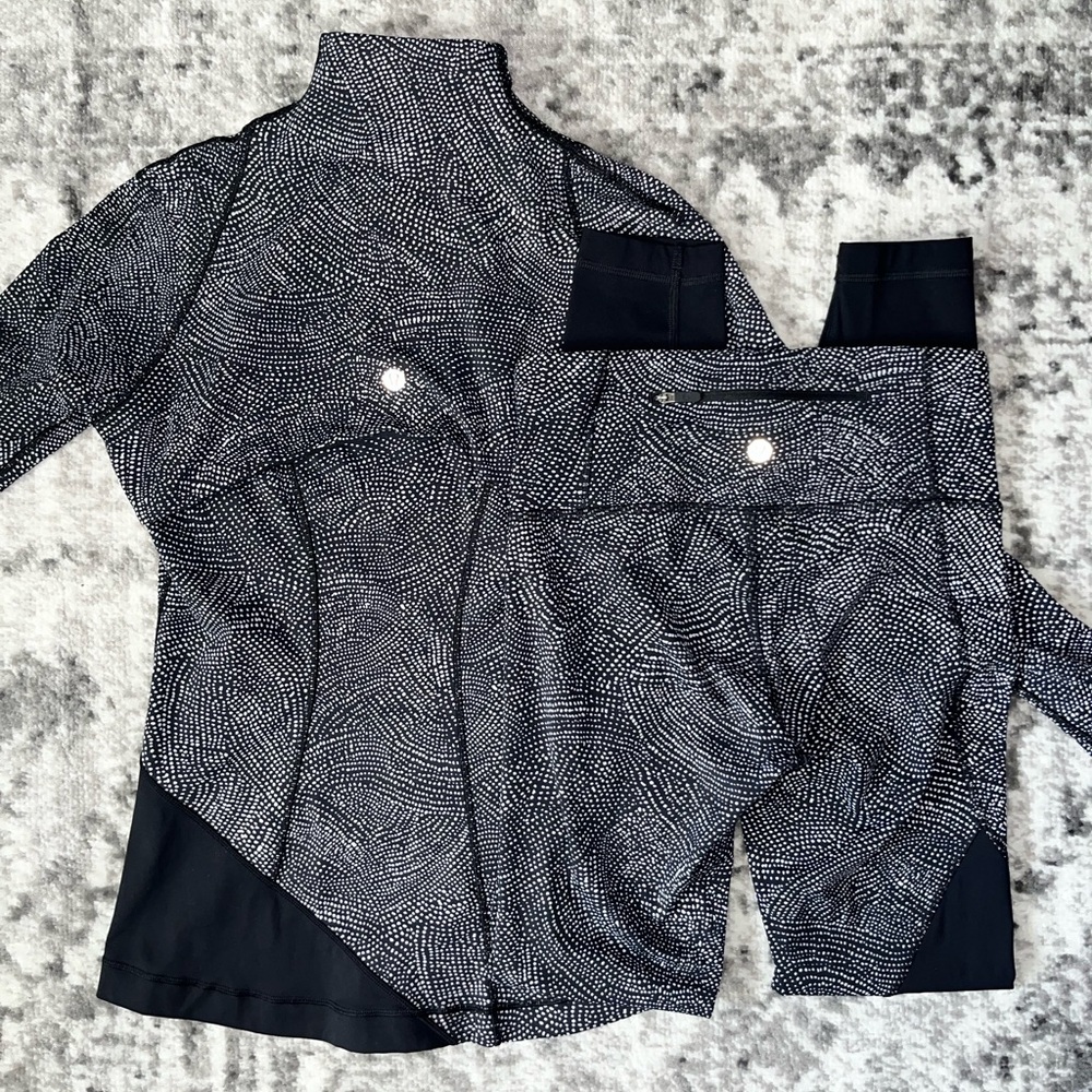 Lululemon Define Jacket And Speed Wunder Tight Bu… - image 1
